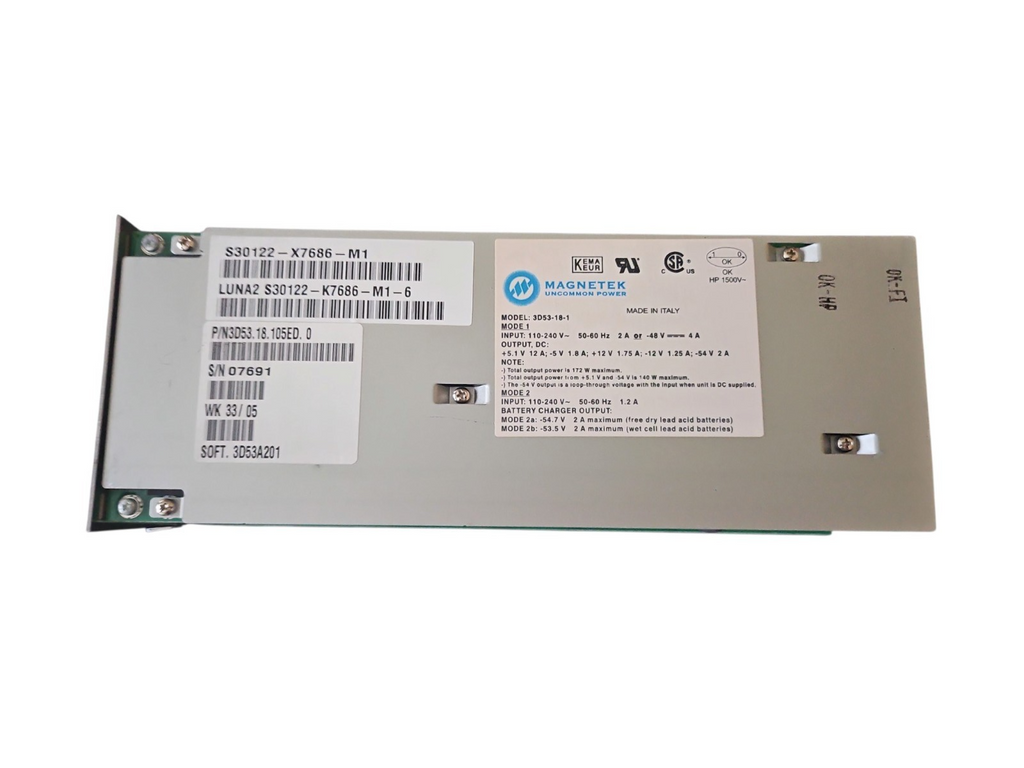 Siemens Unify LUNA2 Power Supply S30122-K7686-M1 X7686-M1 HiPath 3800 OSBiz X8
