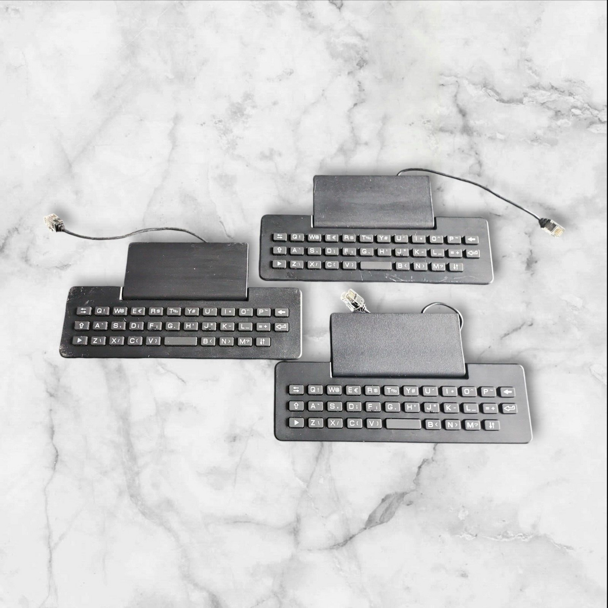Alcatel-Lucent Premium DeskPhone QWERTY Alphabetic Keyboard x3 Job Lot Off-Desk
