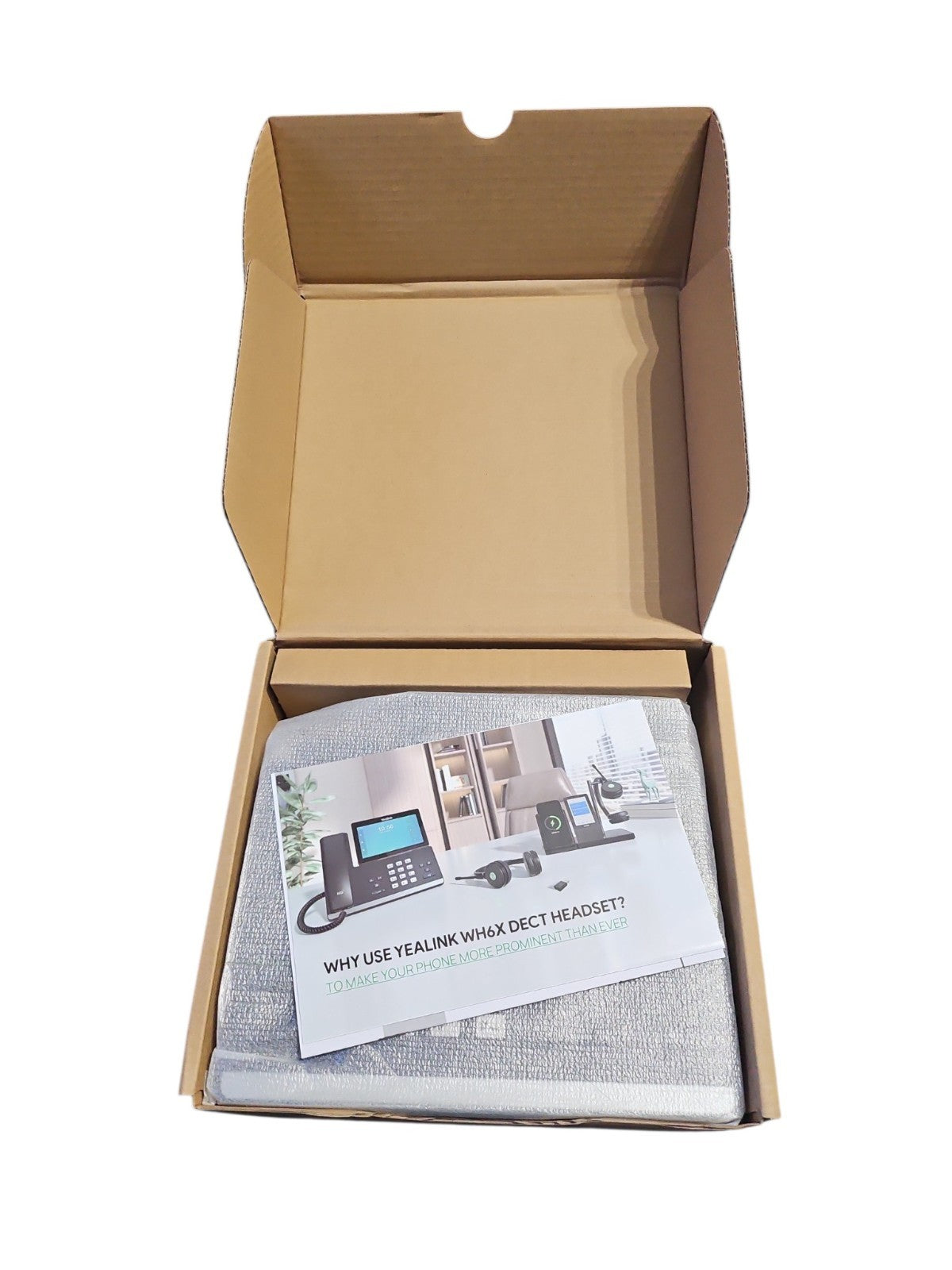 Yealink SIP-T46U 16 Line Gigabit IP Phone PoE 4.3" Colour + PSU New Open Box
