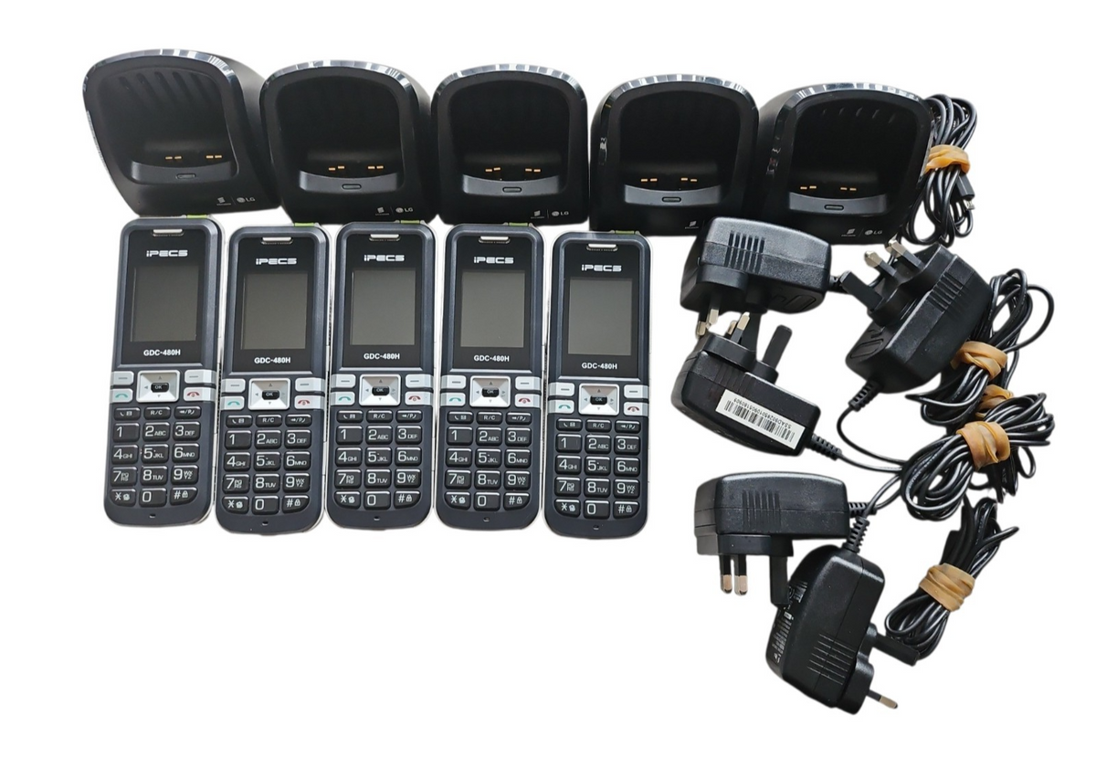LG Ericsson iPECS GDC-480H Rugged DECT Phone Charger Battery Power Lead Refurb