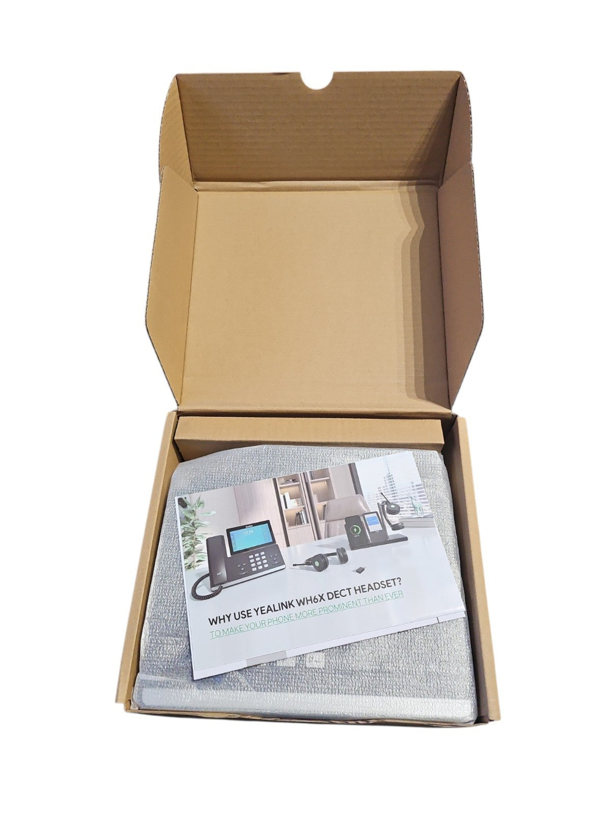 Yealink SIP-T46U 16 Line Gigabit IP Phone PoE 4.3" Colour + PSU New Open Box