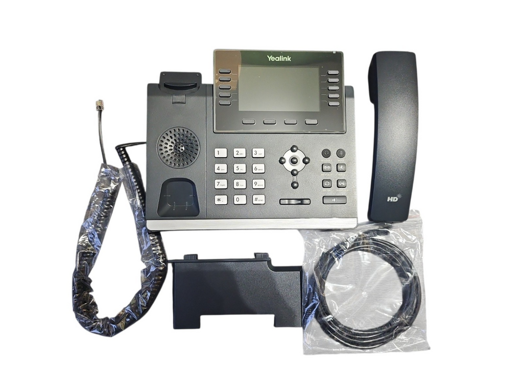 Yealink SIP-T46U 16 Line Gigabit IP Phone PoE 4.3" Colour + PSU New Open Box
