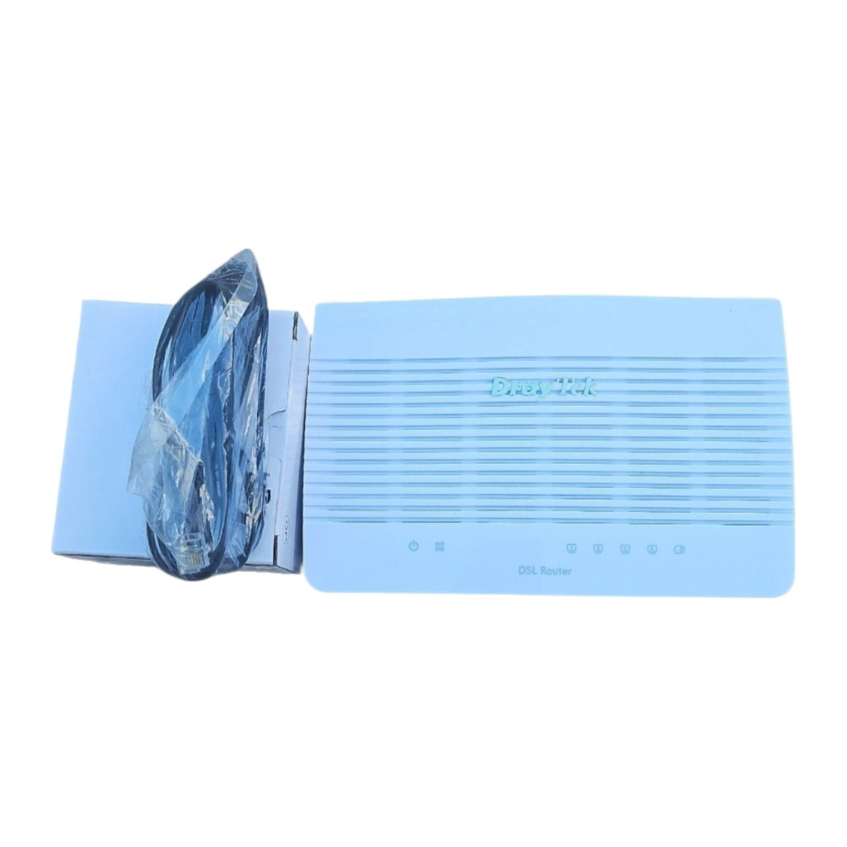 DrayTek Vigor 2763 VDSL2/ADSL2+ Wired Gigabit VPN Router | PSU | DSL Cable