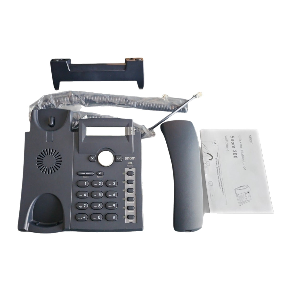 Snom 300 VoIP SIP Business Phone | 4 SIP Accounts HD Audio | New Open Box